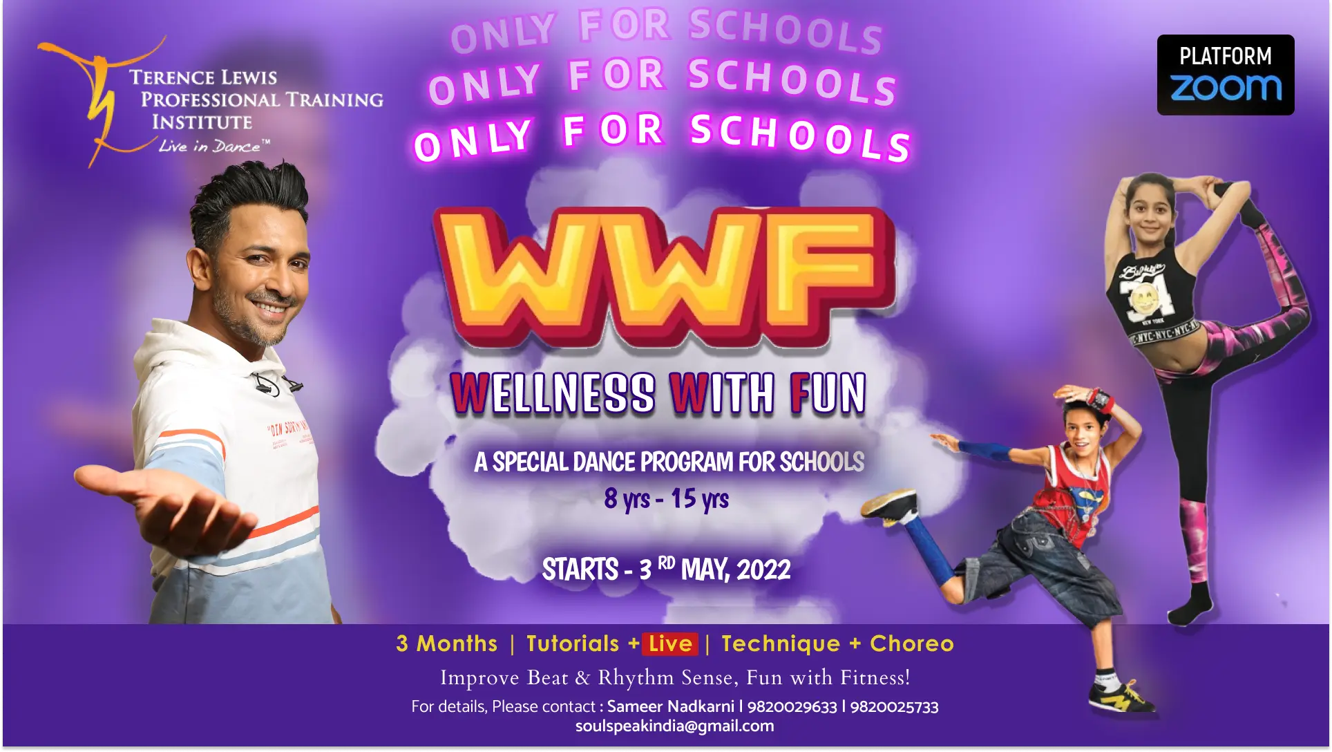 Special Dance Course Only for Schools - WWF (Wellness With Fun)
